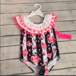 Betsey Johnson One piece Swimsuit 3t